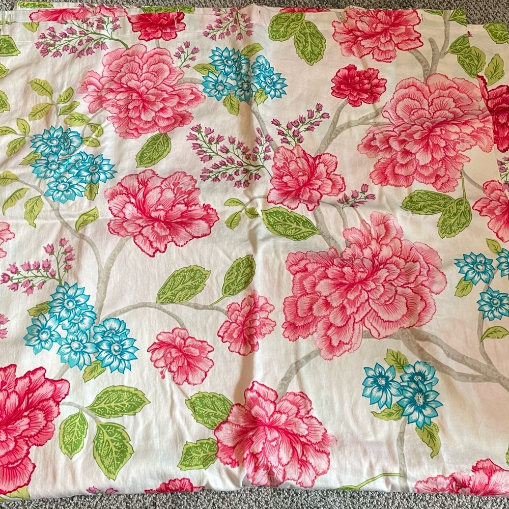 Target Home 72” x 72” floral print cloth shower curtain